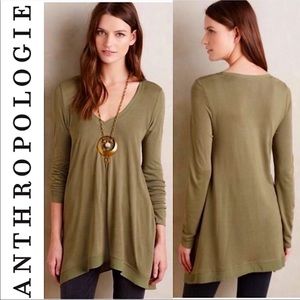 NWT Anthro Deletta Lokka Green Tunic Swing Top